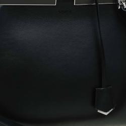 Pre Owned Fendi Black Leather 3Jours Tote
