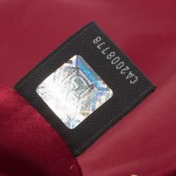 Pre Owned Fendi Red Soft Leather Mama Forever Shoulder Bag