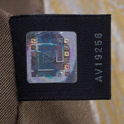 Pre Owned Fendi Gold Leather Mini Spy Bag