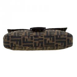 Fendi Tobacco  Zucca Canvas Baguette Shoulder Bag