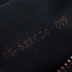 Pre Owned Fendi Choco Brown Zucchino Canvas Shoulder Bag