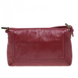 Fendi Red Patent Leather Mini Baguette Bag