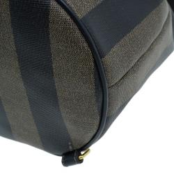 Pre Owned Fendi Vintage Coated Canvas Pequin Cross Over Backpack