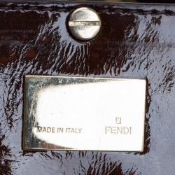 Pre Owned Fendi Tobacco/Brown Zucca Canvas Large Mia Tote