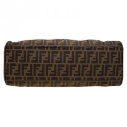 Pre Owned Fendi Brown Zucca Canvas Chef du Jour Tote Bag