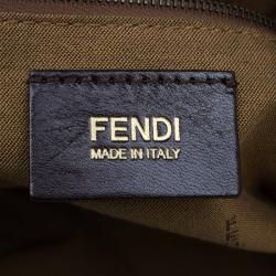 Pre Owned Fendi Brown Zucca Canvas Chef du Jour Tote Bag