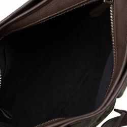 Pre Owned Fendi Tobacco Zucca Canvas Jacquard Grande Shopping Tote