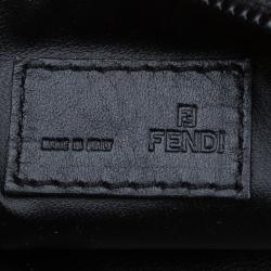 Pre Owned Fendi Brown Zucchino Pochette Clutch