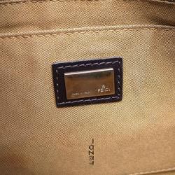 Pre Owned Fendi Tobacco Zucca Canvas Chef Shopper Tote