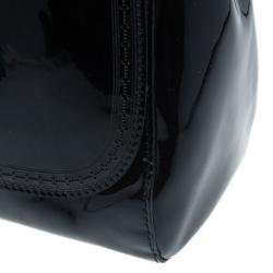 Pre Owned Fendi Black Patent Leather Anna Shoulder Bag