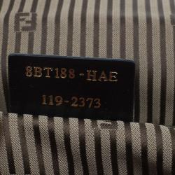 Pre Owned Fendi Black Patent Leather Anna Shoulder Bag