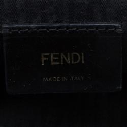 Pre Owned Fendi Black Saffiano Leather Small 2Jours Tote