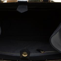 Pre Owned Fendi Black Saffiano Leather 2Jours Tote