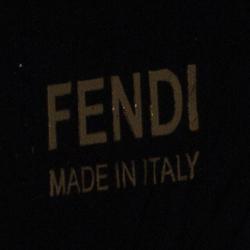 Pre Owned Fendi Black Saffiano Leather 2Jours Tote