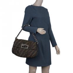 Pre Owned حقيبة فندي كلاسيك كانفاس زوكا ميا بقلاب