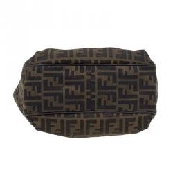 Pre Owned Fendi Tobacco Zucca Canvas Chef Shopper Tote
