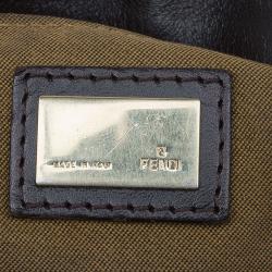 Pre Owned Fendi Tobacco Zucca Canvas Chef Shopper Tote