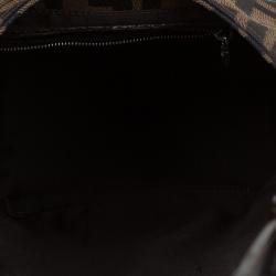 Pre Owned Fendi Tobacco Zucca Canvas Hobo