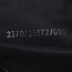 Pre Owned Fendi Black Velvet Long Baguette Shoulder Bag