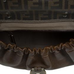 Pre Owned Fendi Brown Leather Medium Magic Satchel