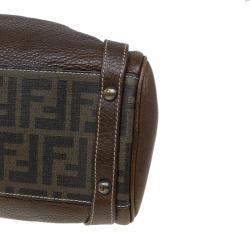 Pre Owned Fendi Brown Leather Medium Magic Satchel