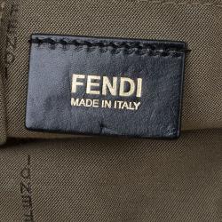 Pre Owned Fendi Multicolor Zucchino Canvas Superstar Shopping Tote