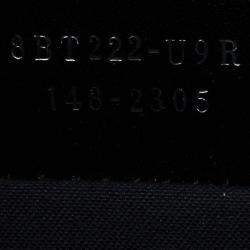 Pre Owned Fendi Black/Silver Textured Leather Small Color Block Demi Jour Shoulder Bag