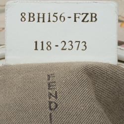 Pre Owned Fendi Beige Zucca Rose Print Canvas Chef Shopper Tote