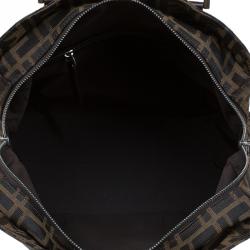 Pre Owned Fendi Tobacco Zucca Canvas Tote
