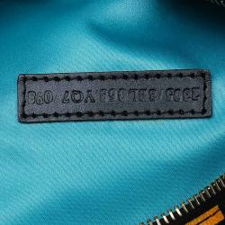 Pre Owned Fendi Multicolor Zucca Coated Canvas Bauletto Boston Bag 