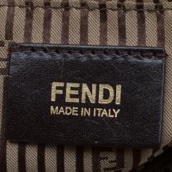 Pre Owned Fendi Multicolor Leather Large Chameleon Satchel