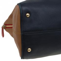 Pre Owned Fendi Multicolor Leather Large Chameleon Satchel