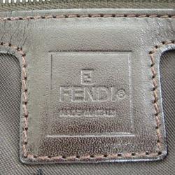 Pre Owned Fendi Tobacco Zucca Canvas Shopper Tote