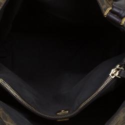 Pre Owned Fendi Tobacco Zucca Canvas Shopping Tote