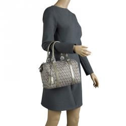 FENDI Canvas Forever Bauletto Mini Boston Bag – Collections Couture