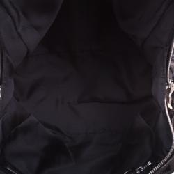 Pre Owned Fendi Black Holographic Patent Leather Tote