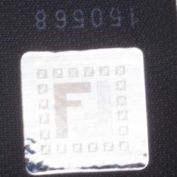 Pre Owned Fendi Black Holographic Patent Leather Tote