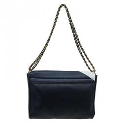 Pre Owned Fendi Black Leather Large 3D Claudia Shoulder Bag