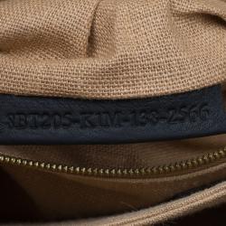 Pre Owned Fendi Black Leather Large 3D Claudia Shoulder Bag