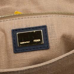 Pre Owned Fendi Black Leather Large 3D Claudia Shoulder Bag