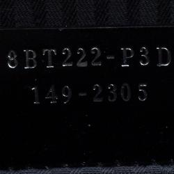 Pre Owned Fendi Dark Grey Textured Leather Small Demi Jour Shoulder Bag