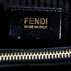 Pre Owned Fendi Black Saffiano Leather 2Jours Tote