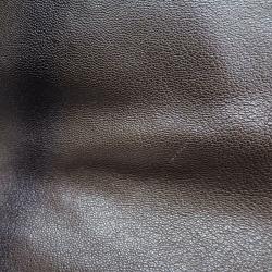 Pre Owned Fendi Dark Grey Leather Large Peekaboo Tote