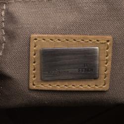 Pre Owned Fendi Yellow Python B Bag