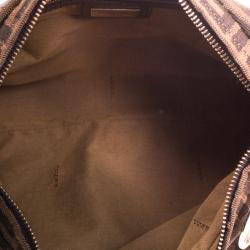 Pre Owned Fendi Tobacco Zucca Canvas Chef Shoulder Bag