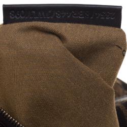 Pre Owned Fendi Tobacco Zucca Canvas Chef Shoulder Bag
