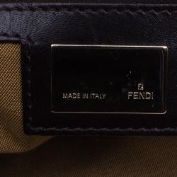 Pre Owned Fendi Tobacco Zucca Canvas Chef Shoulder Bag
