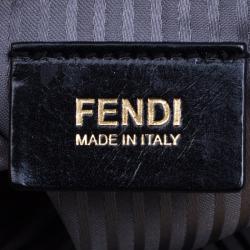 Pre Owned Fendi Grey Saffiano Leather 2Jours Tote