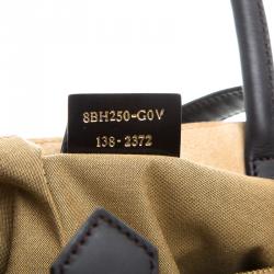 Pre Owned Fendi Tobacco Zucca Canvas and Calf Hair 2Jours Tote