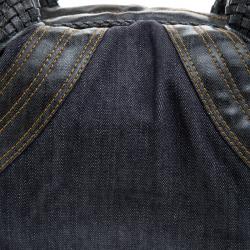 Pre Owned Fendi Blue Denim Baby Spy Bag
